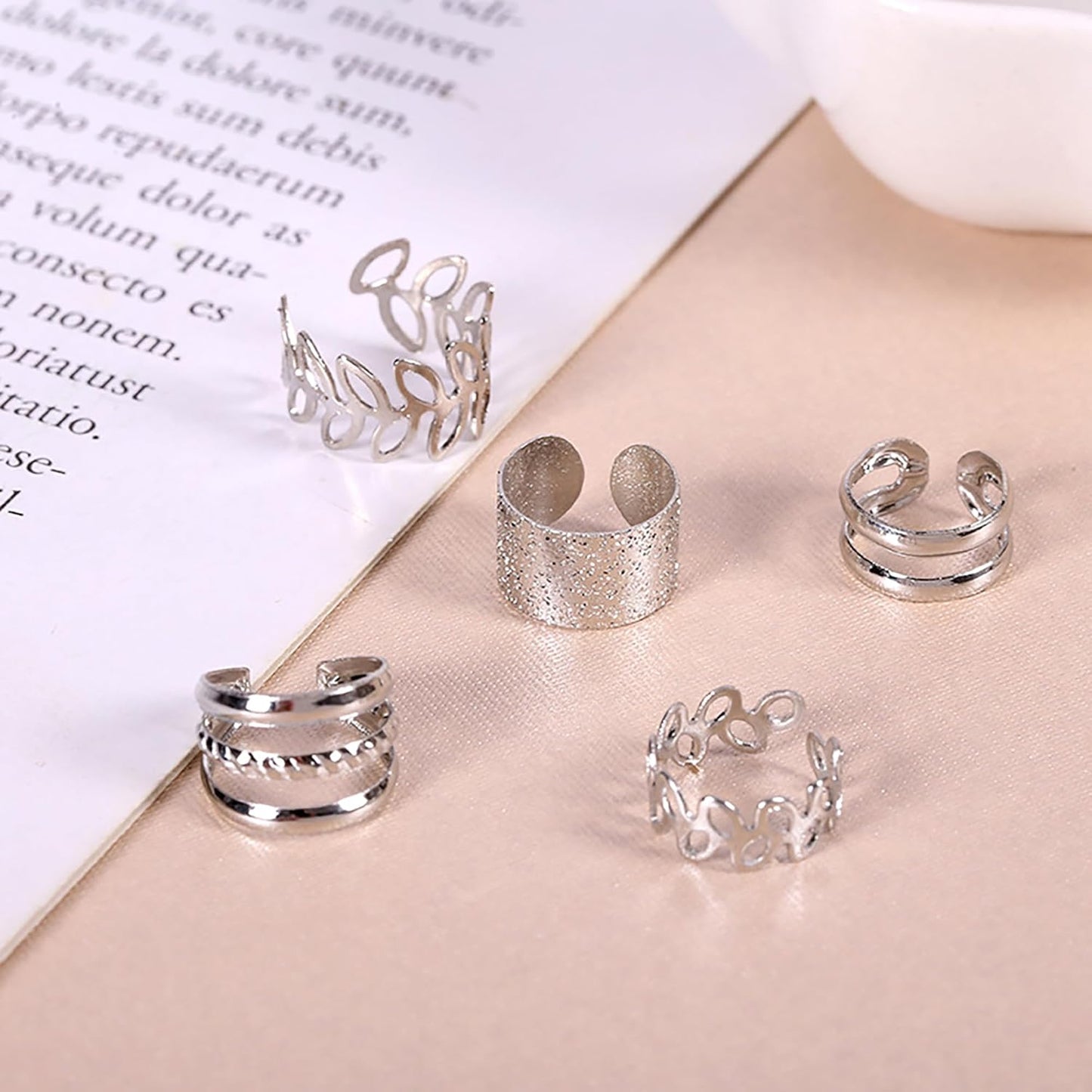 Clips oreilles Dorée / Argentée (5)