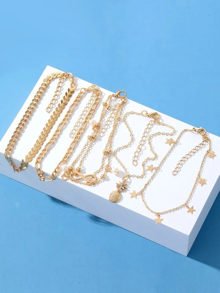 Bracelet cheville chaines (5)