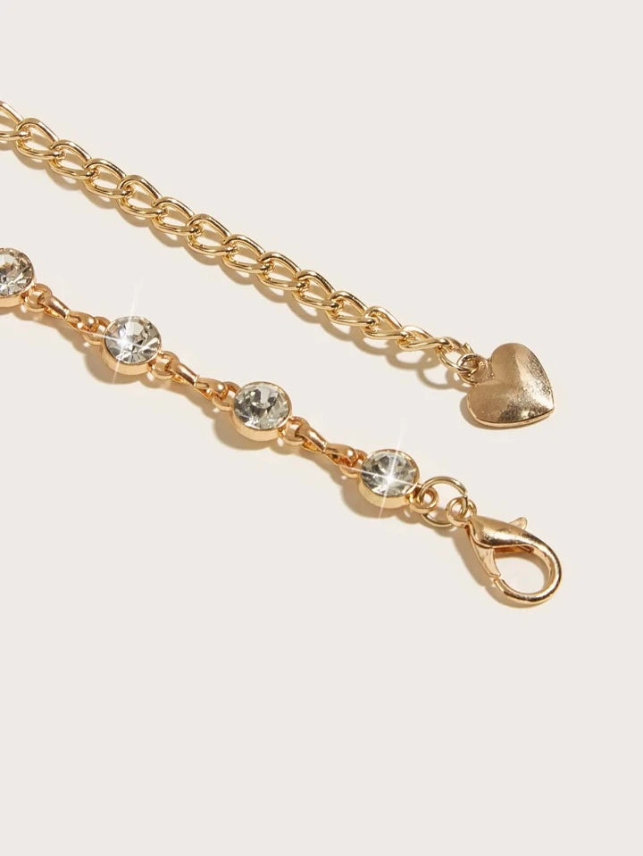 Ceinture Coeurs Diamants