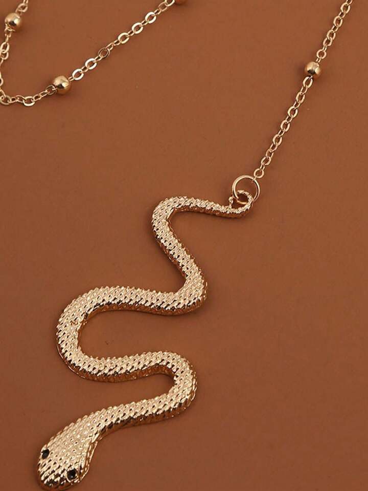 Jarretiere noire serpent