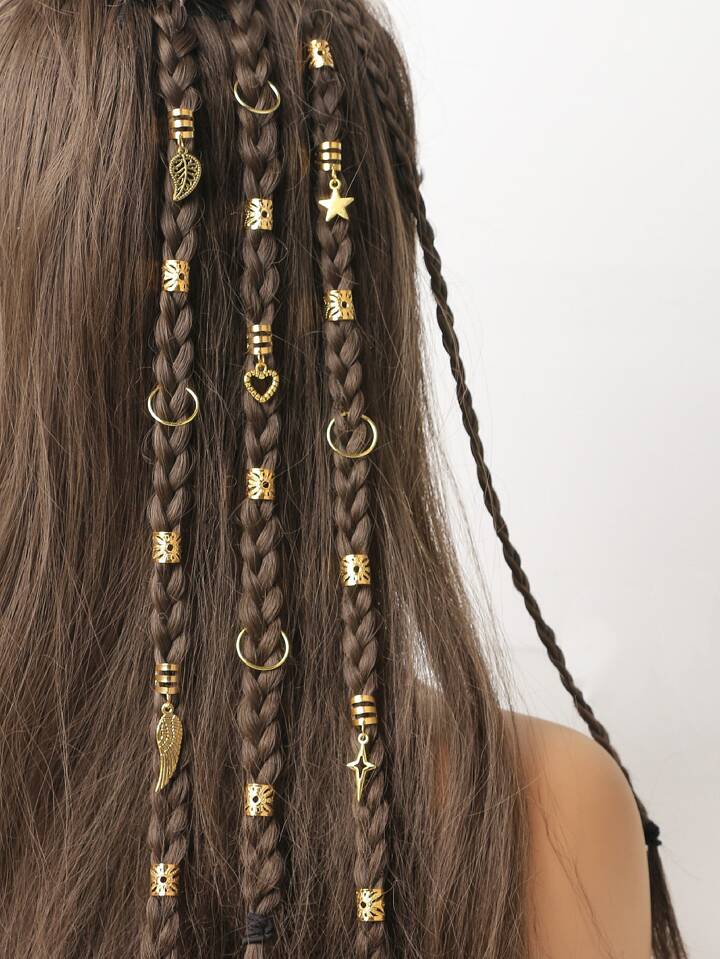 Bagues cheveux dorées / Argente (35)