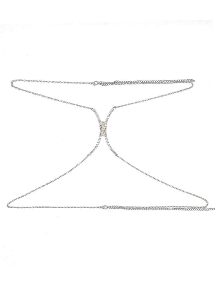 Chaine Poitrine Diamants