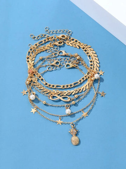 Bracelet cheville chaines (5)
