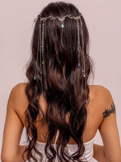 Courrone Broches Perle